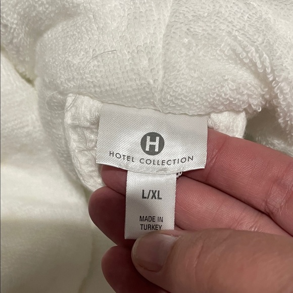 Hotel Collection White Waffle Robe - Picture 3 of 3